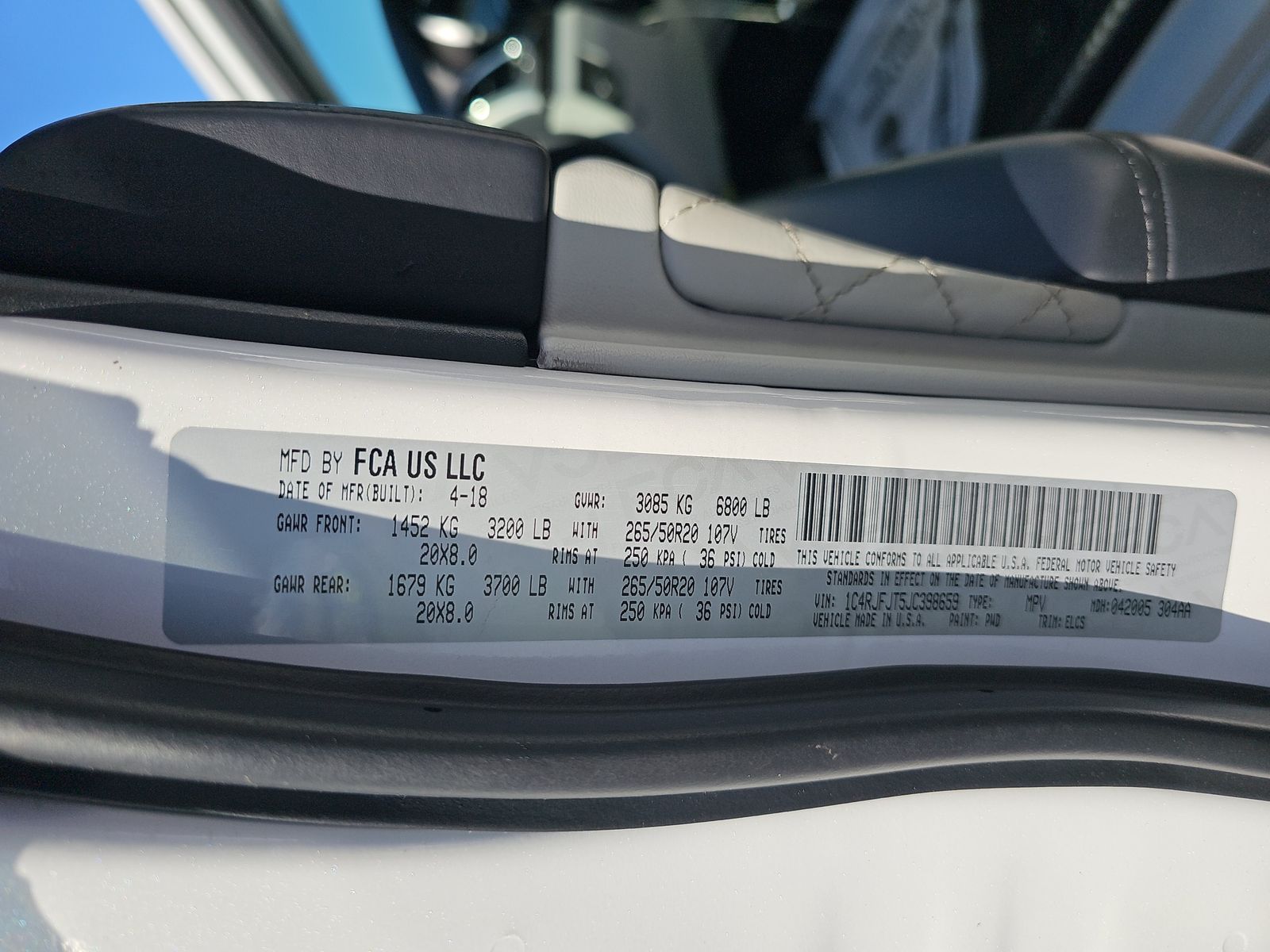 2018 Jeep Grand Cherokee SUMMIT AWD