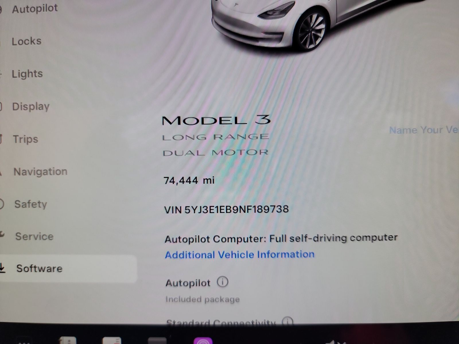 2022 Tesla Model 3 LONG RANGE AWD 74444 miles - купити Авто з сша