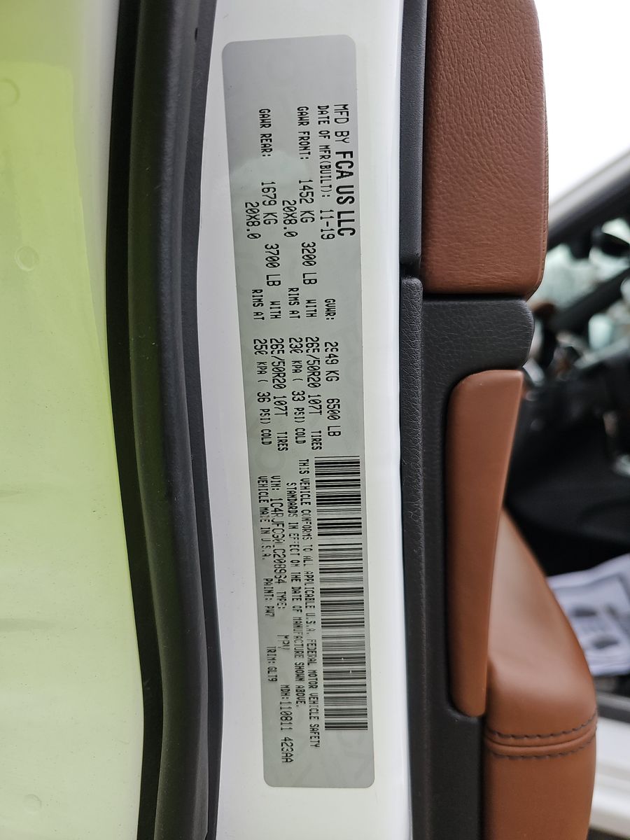 2020 Jeep Grand Cherokee OVERLAND AWD