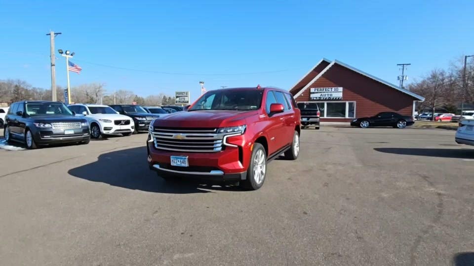 Used 2021 Chevrolet Tahoe High Country with VIN 1GNSKTKL2MR252000 for sale in Minneapolis, Minnesota