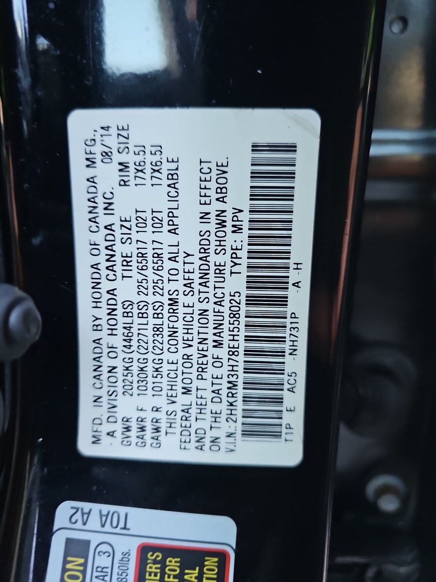 2014 Honda CR-V EX-L FWD