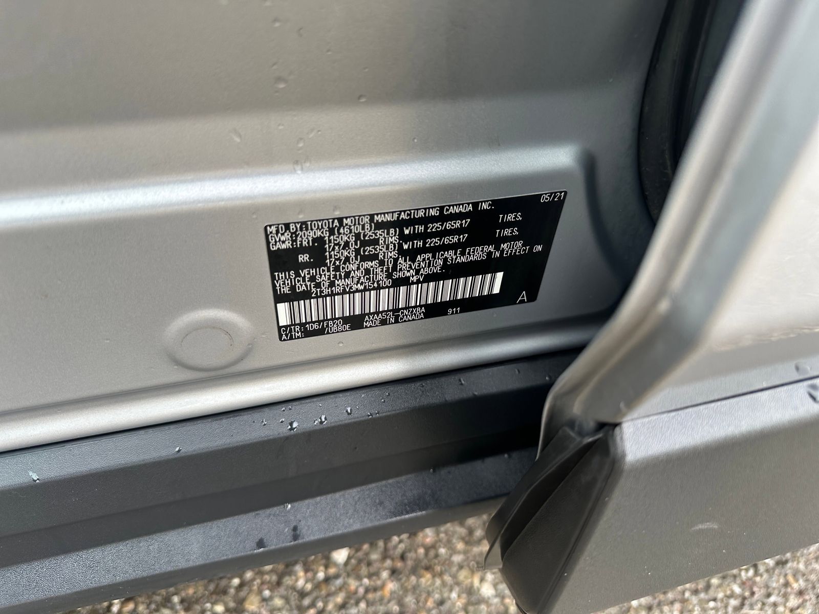 2021 Toyota RAV4 LE FWD