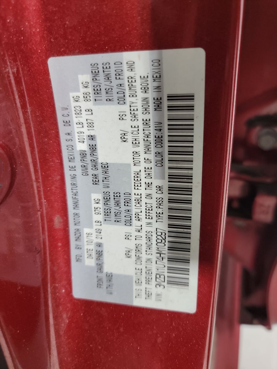 2017 MAZDA MAZDA3 Sport FWD