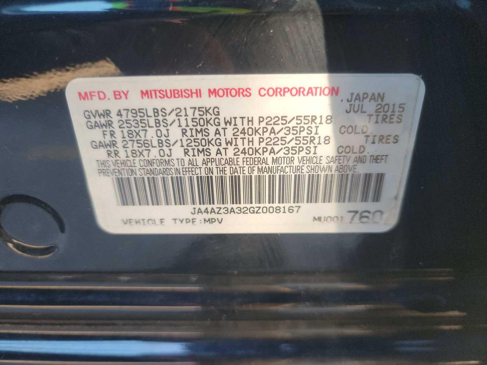 2016 Mitsubishi Outlander SE AWD
