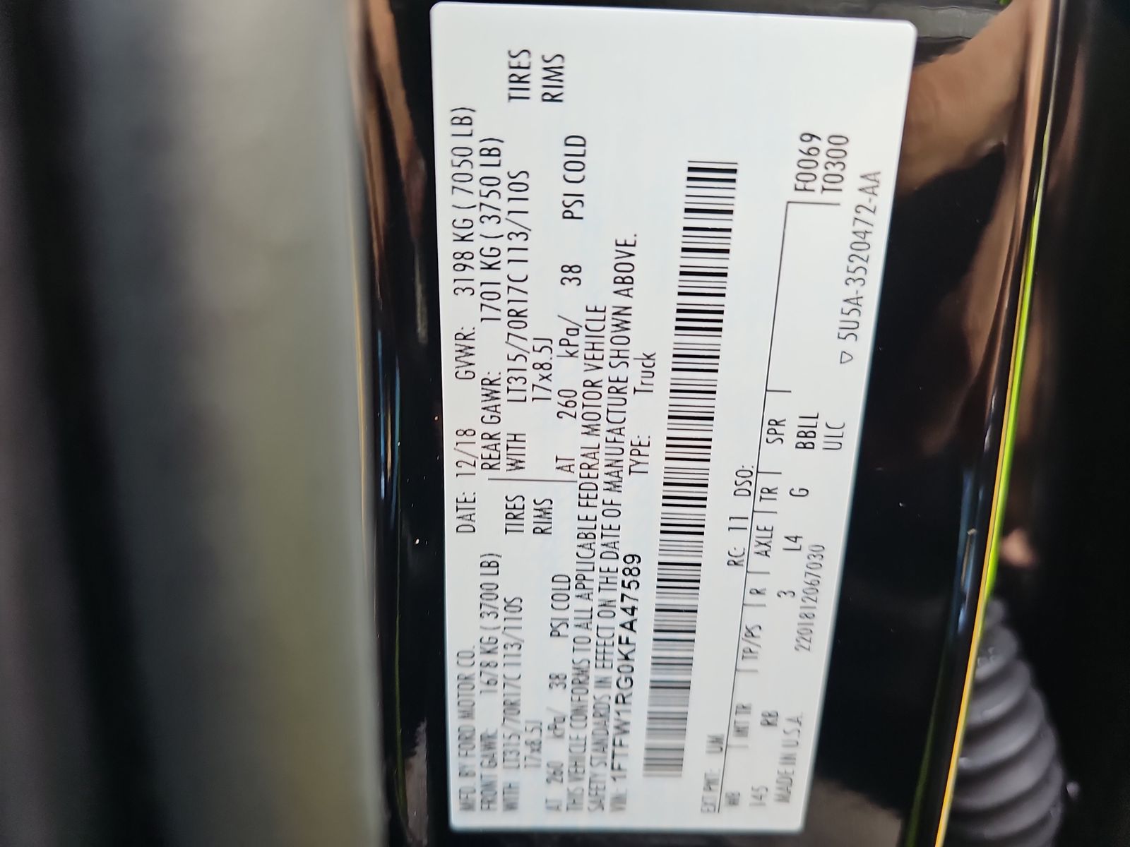 2019 Ford F-150 Raptor AWD