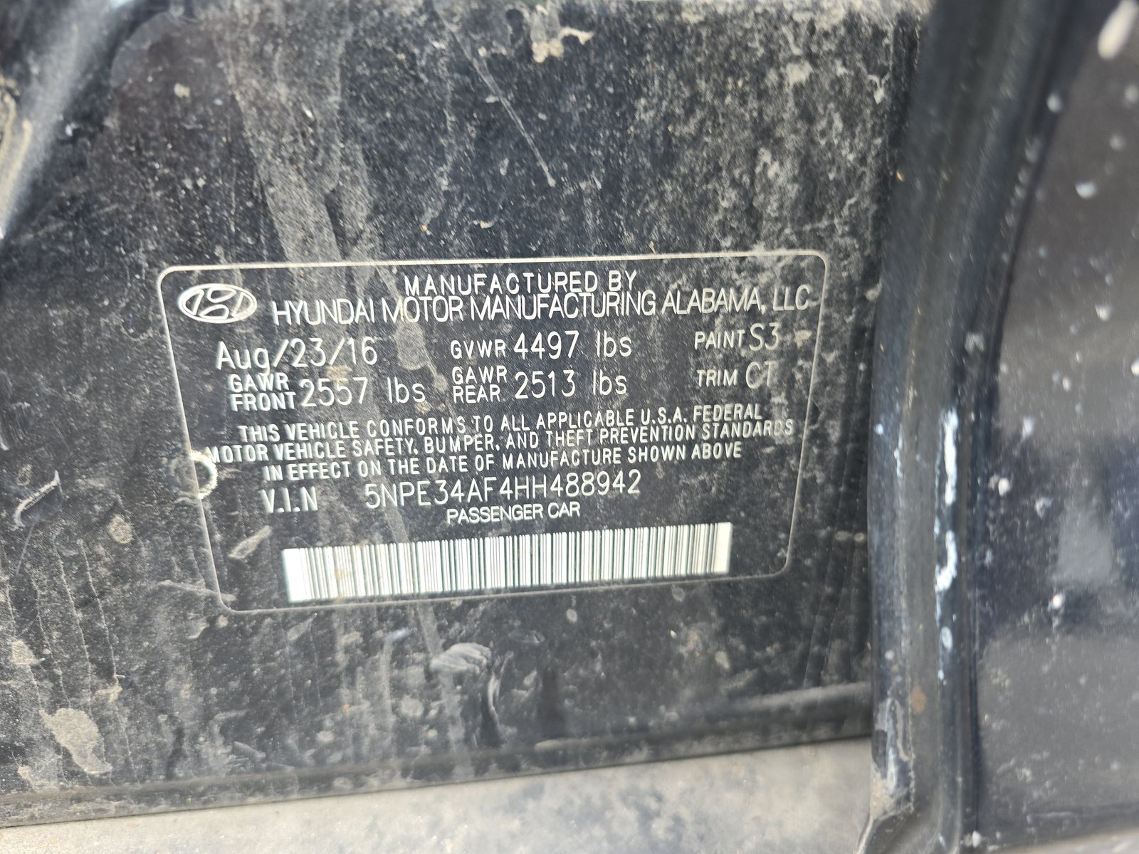 2017 Hyundai Sonata Sport FWD