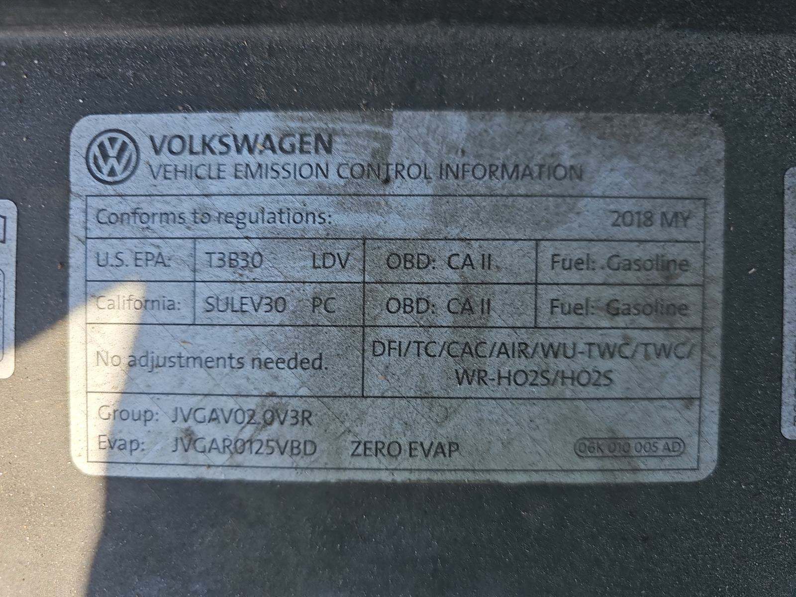 2018 Volkswagen Passat 2.0T SEL Premium FWD
