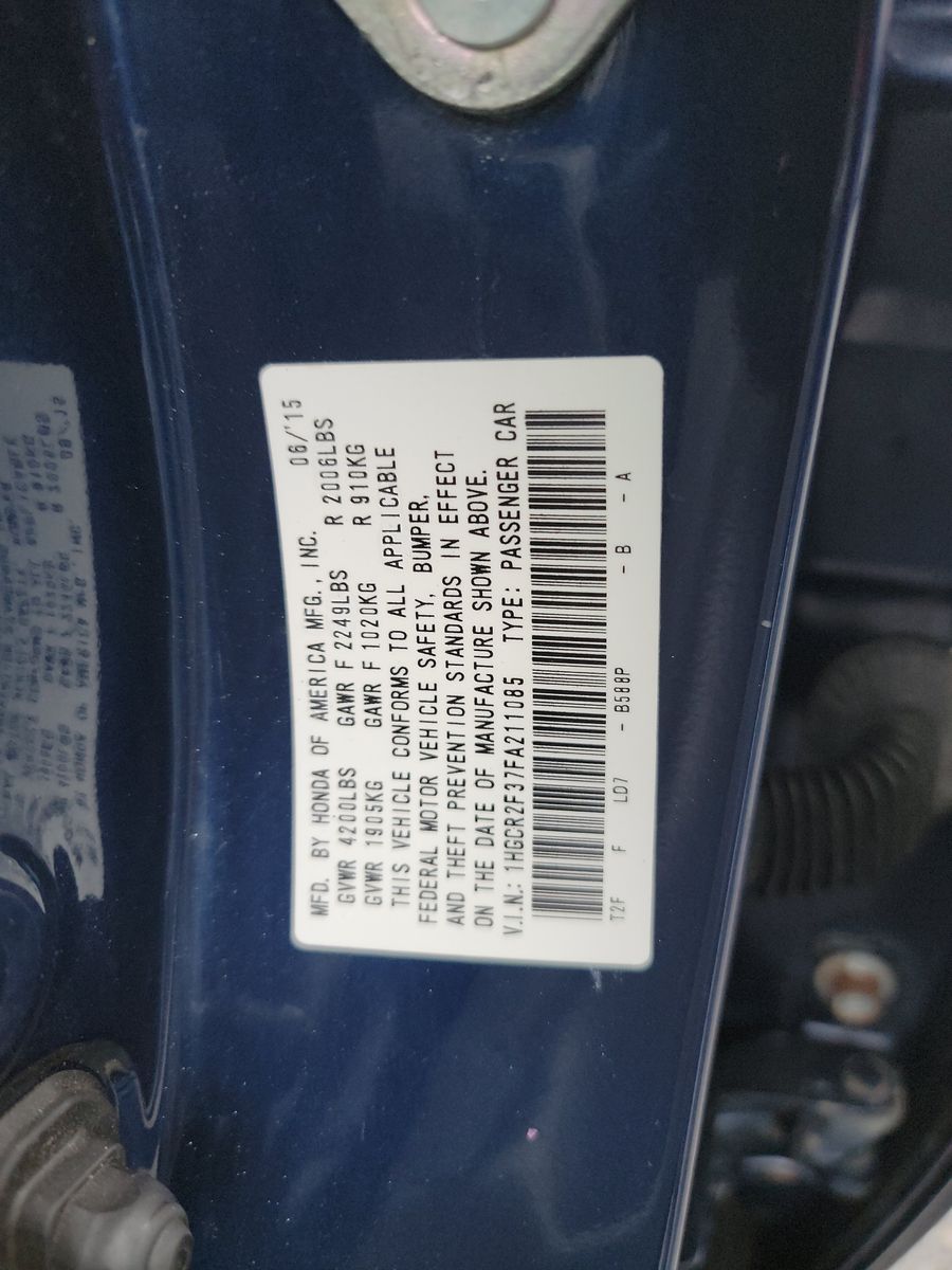 2015 Honda Accord LX FWD