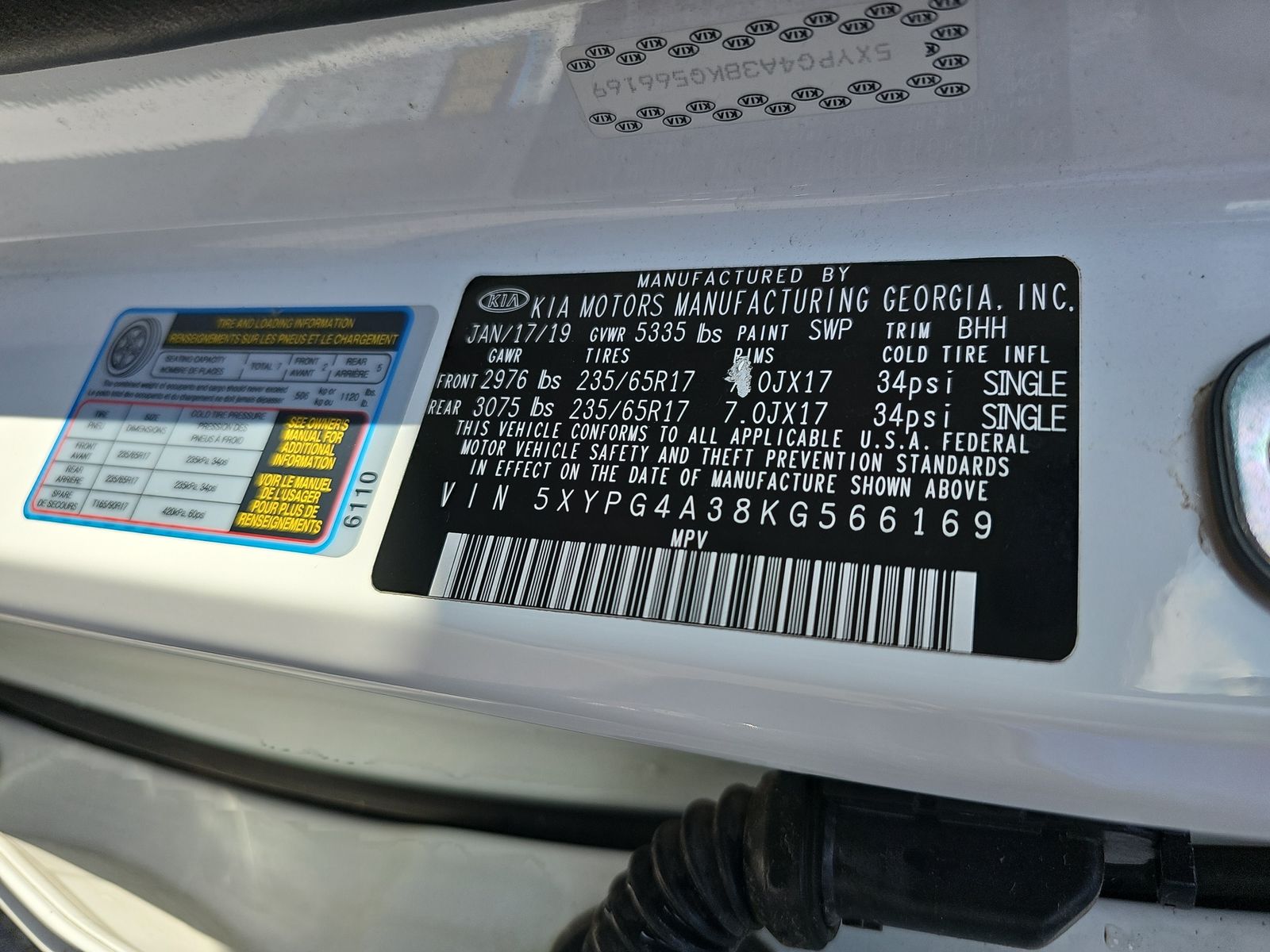 2019 Kia Sorento LX FWD