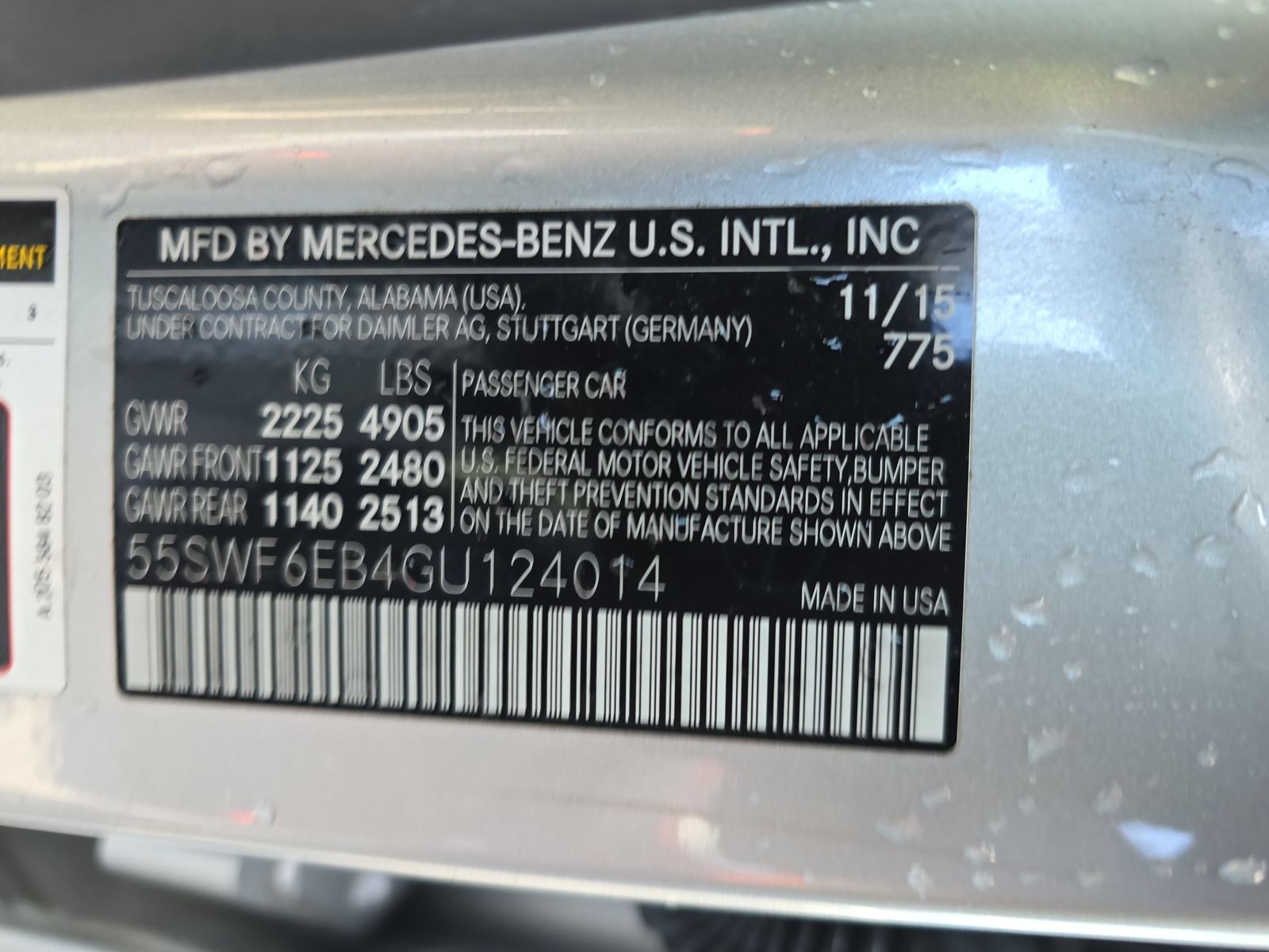 2016 Mercedes-Benz C-Class C450 AMG AWD