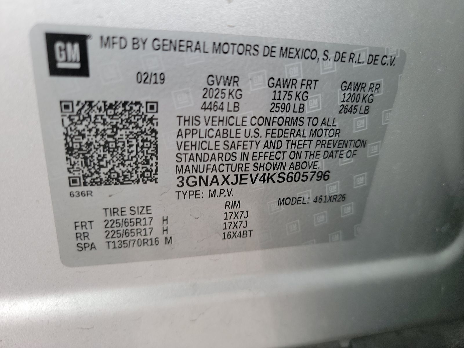 2019 Chevrolet Equinox LT FWD