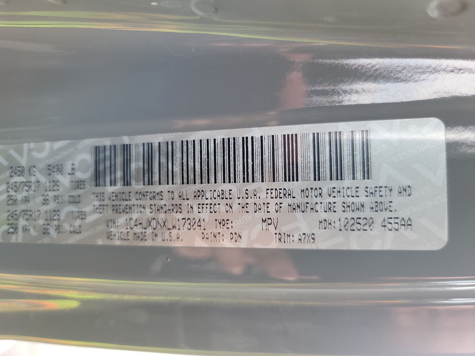 2020 Jeep Wrangler Unlimited Sport S AWD