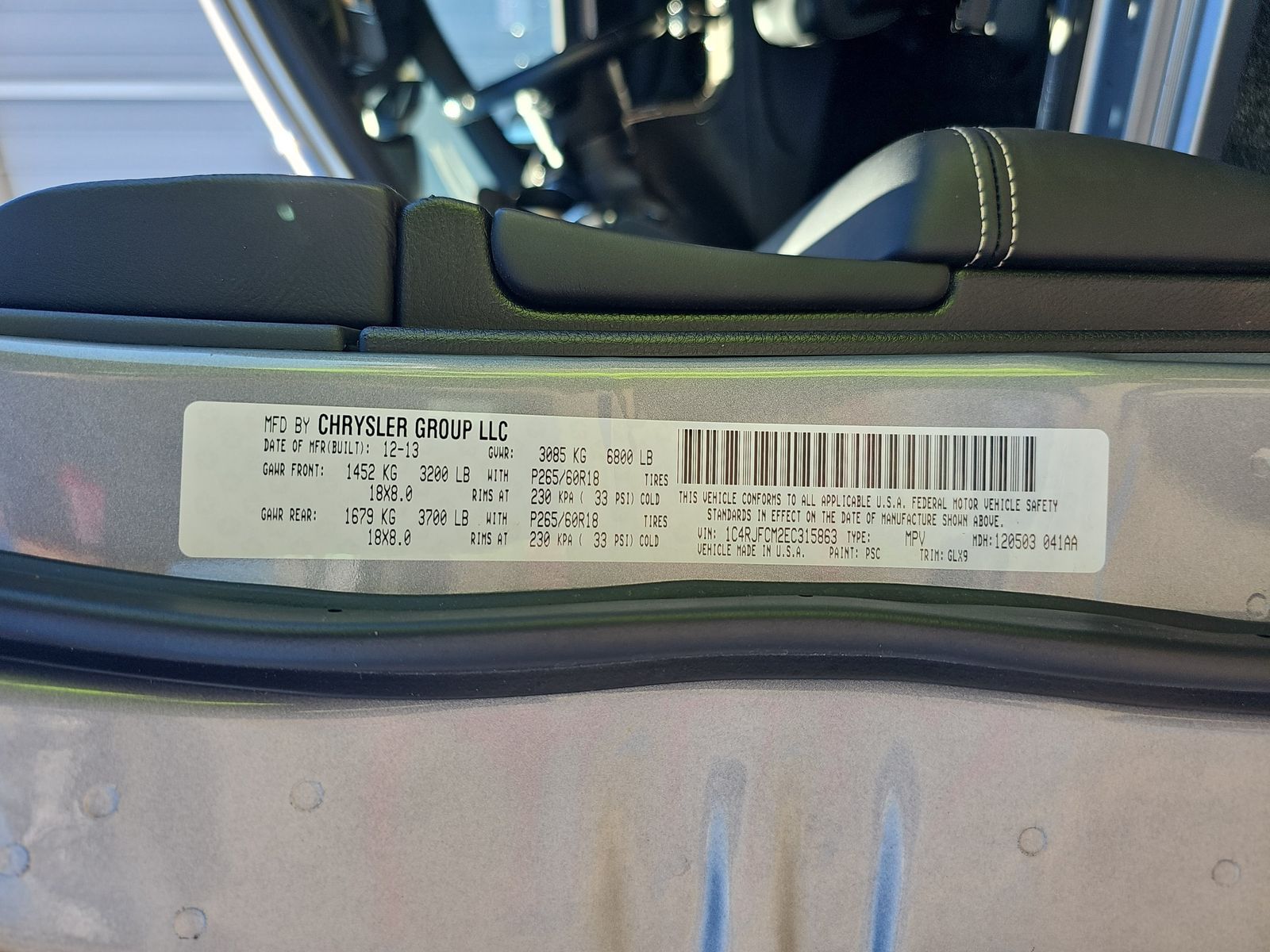 2014 Jeep Grand Cherokee Overland AWD