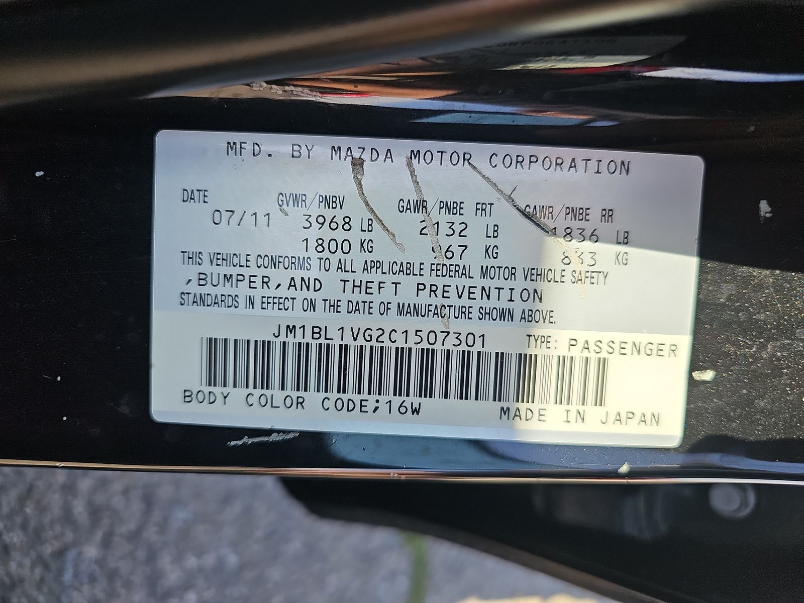 2012 MAZDA MAZDA3 i Touring FWD