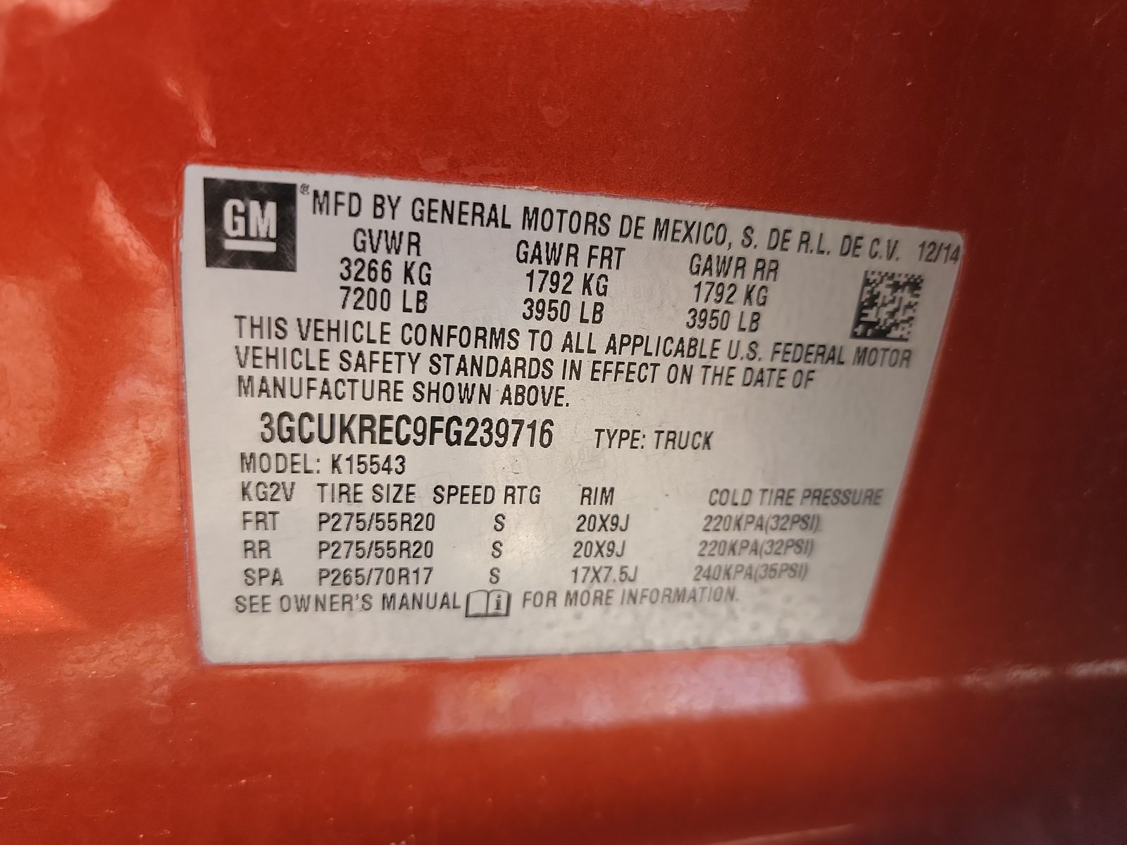 2015 Chevrolet Silverado 1500 LT AWD