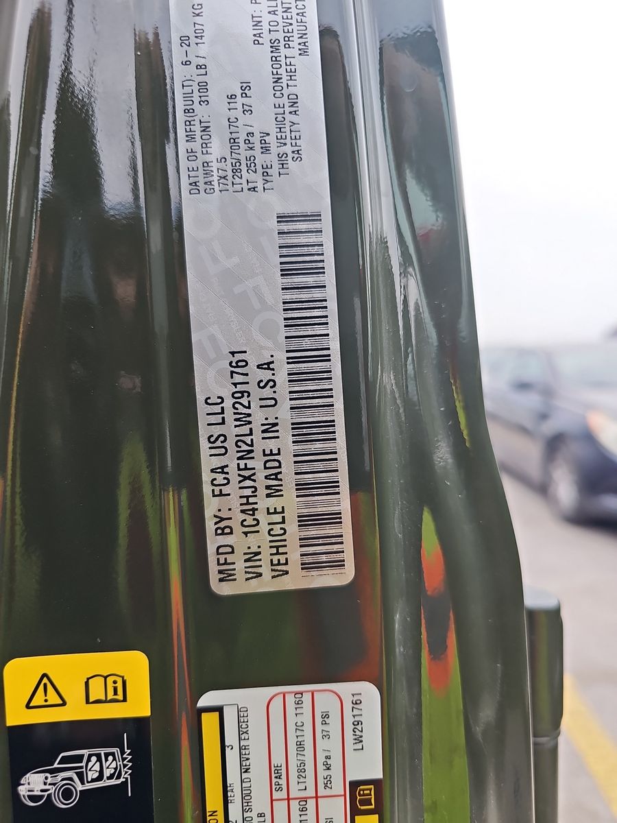 2020 Jeep Wrangler Unlimited Rubicon Recon Edition AWD