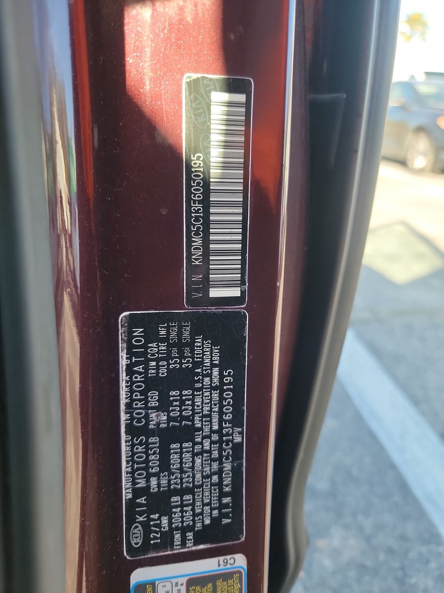 2015 Kia Sedona SX FWD