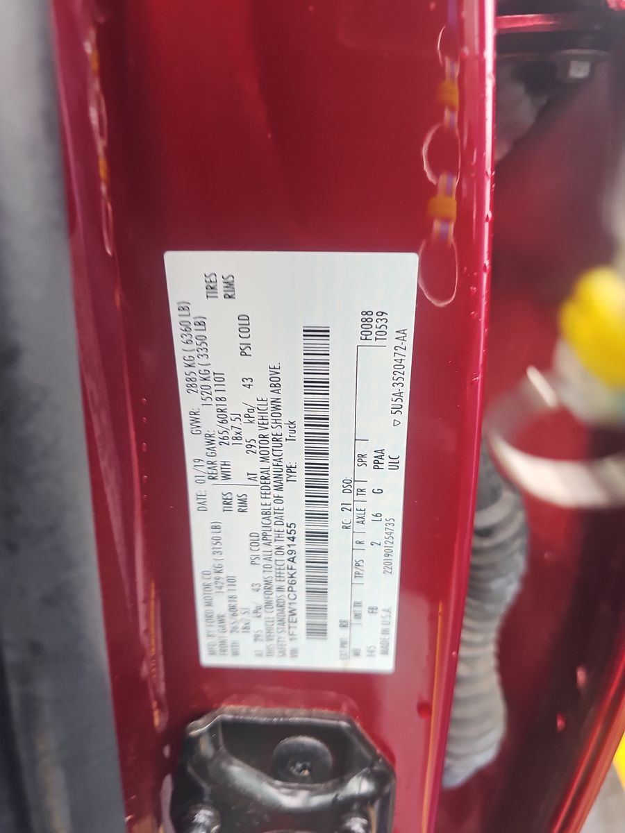 2019 Ford F-150 XLT RWD