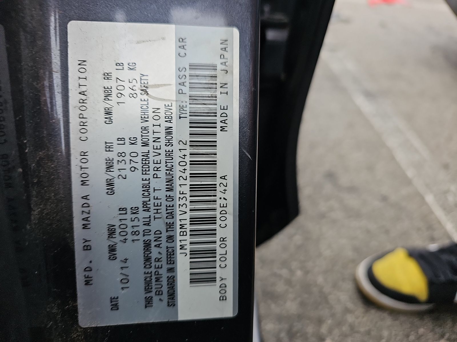 2015 MAZDA MAZDA3 s Touring FWD