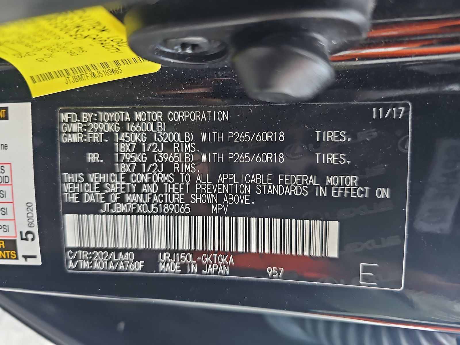 2018 Lexus GX GX 460 Premium AWD