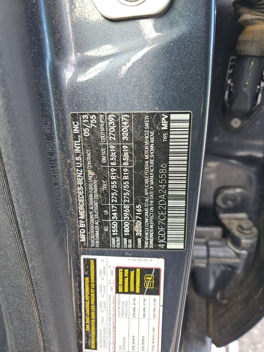 2013 Mercedes-Benz GL-Class GL 450 AWD