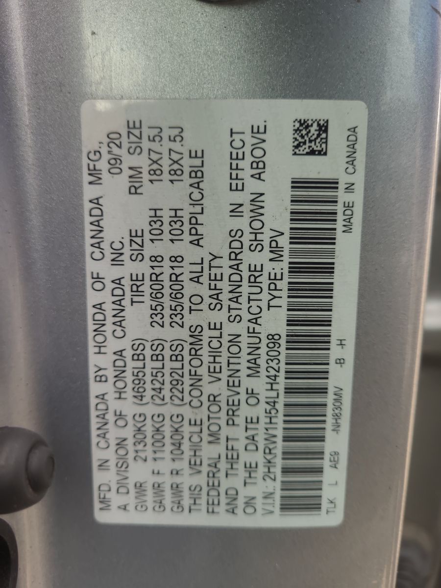 2020 Honda CR-V EX FWD