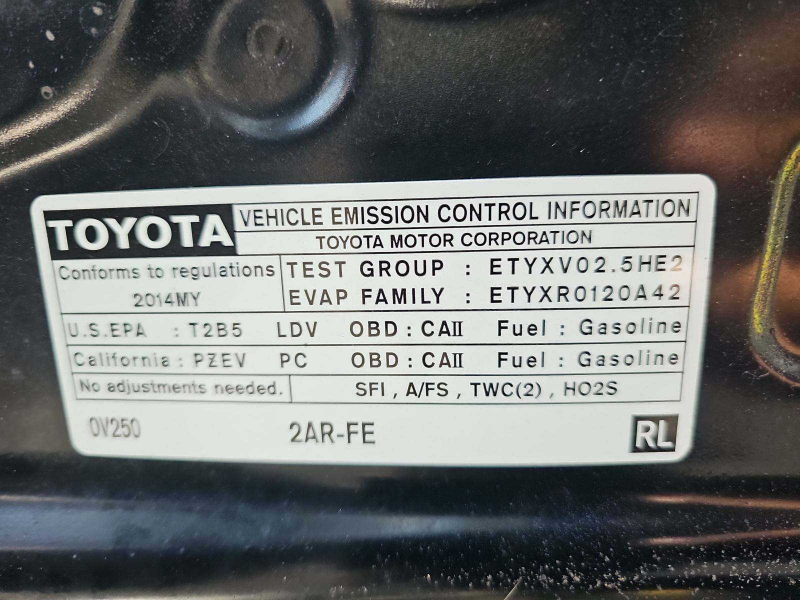 2014 Toyota Camry LE FWD