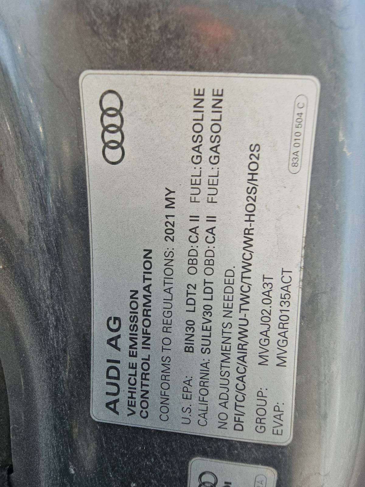 2021 Audi Q3 2.0T S line Premium AWD