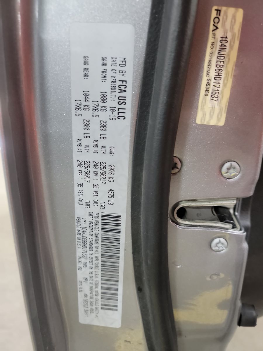 2017 Jeep Compass Latitude High Altitude Edition AWD