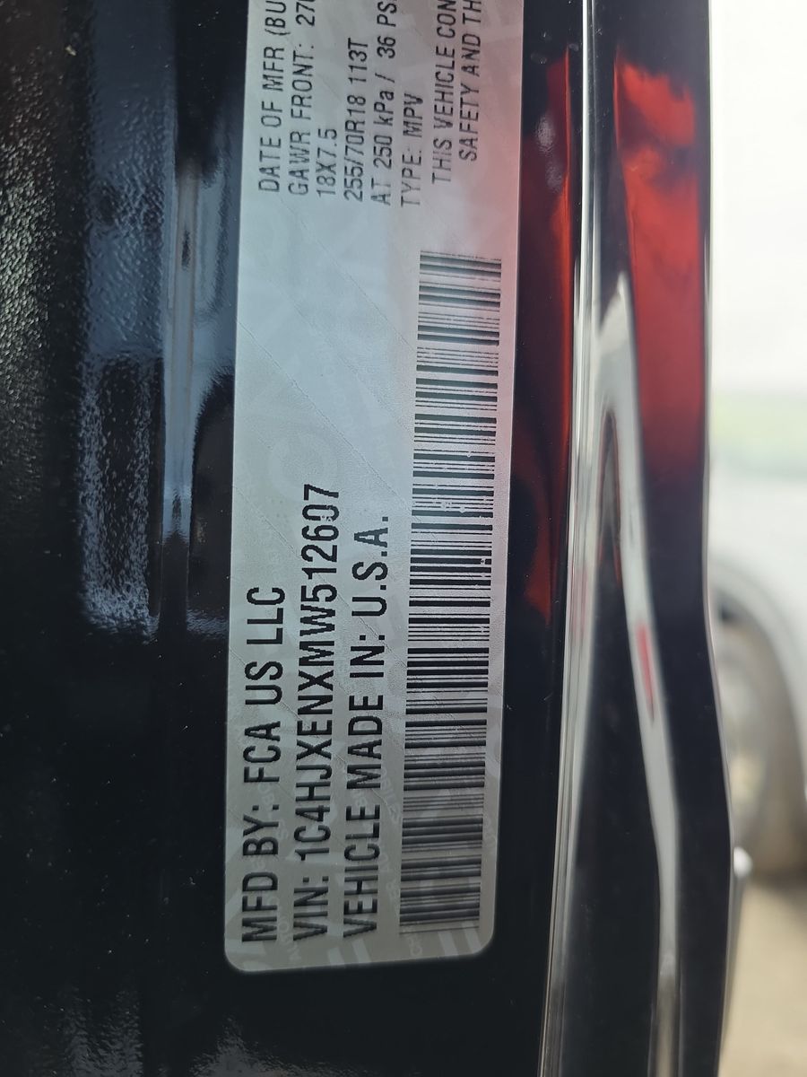 2021 Jeep Wrangler Unlimited Sahara AWD