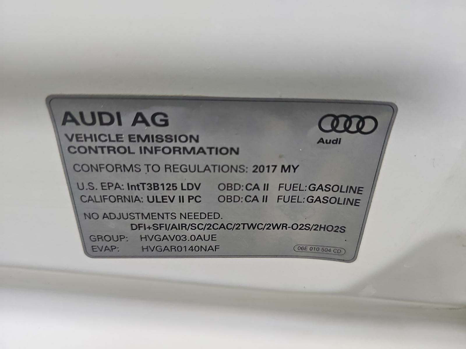 2017 Audi A7 3.0T Prestige AWD