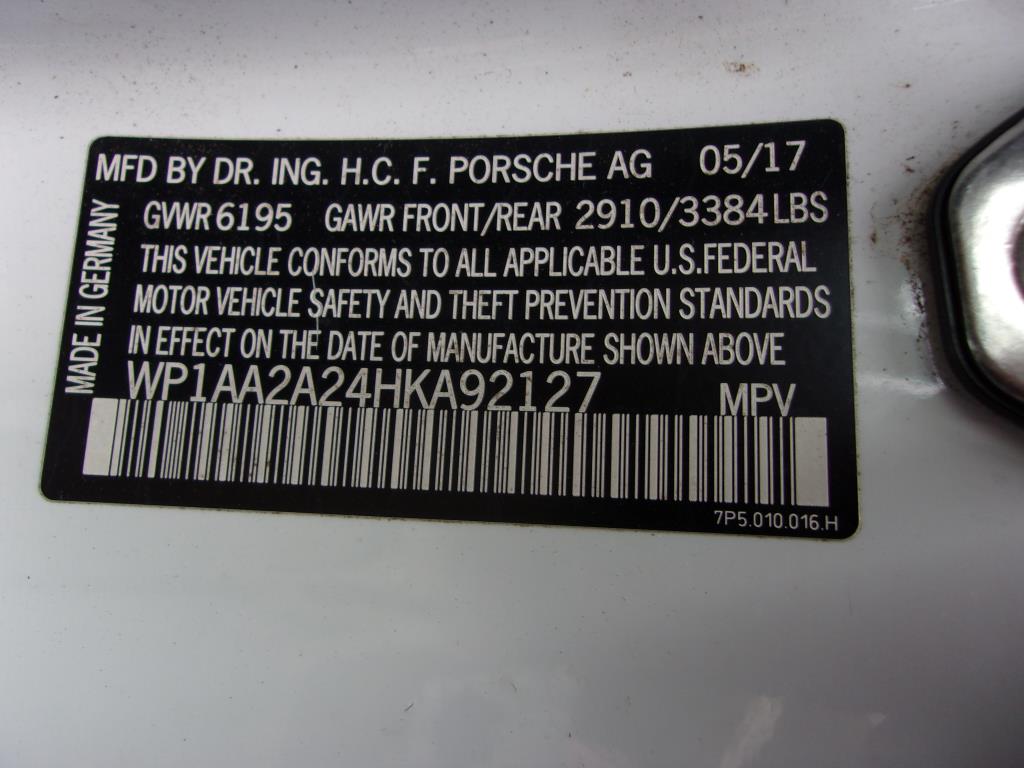 2017 Porsche Cayenne Platinum Edition AWD