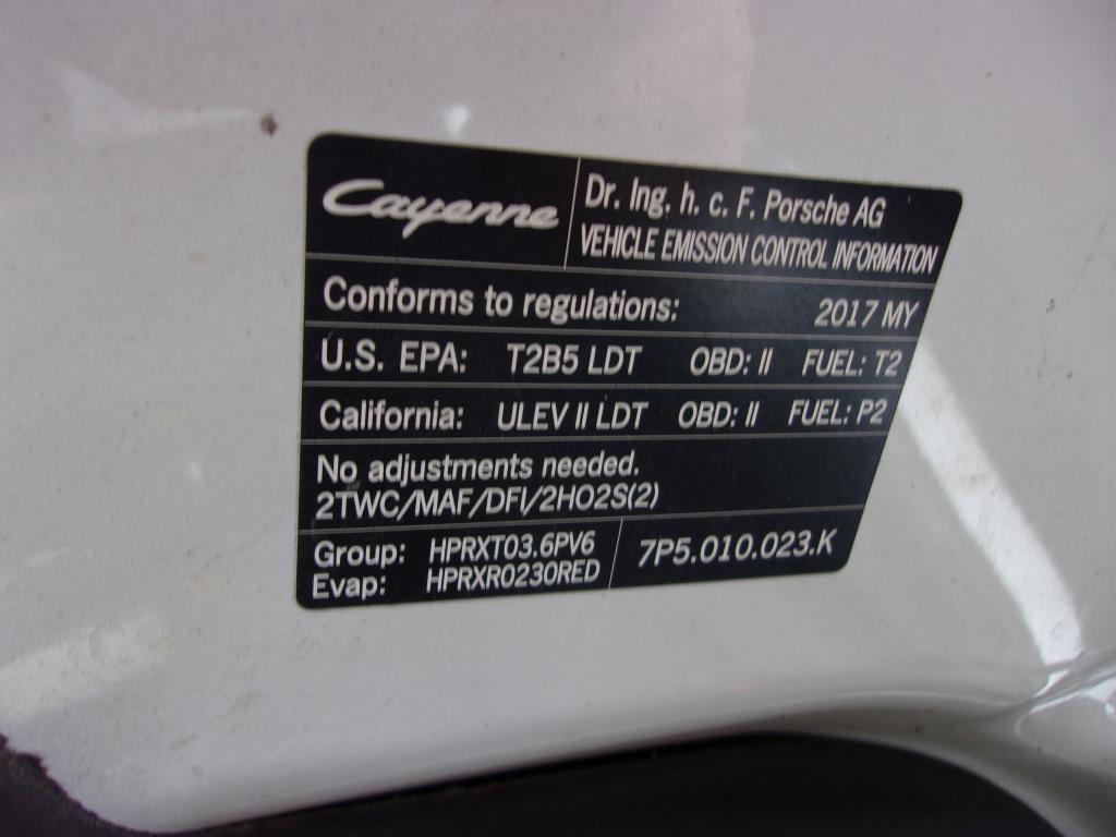 2017 Porsche Cayenne Platinum Edition AWD