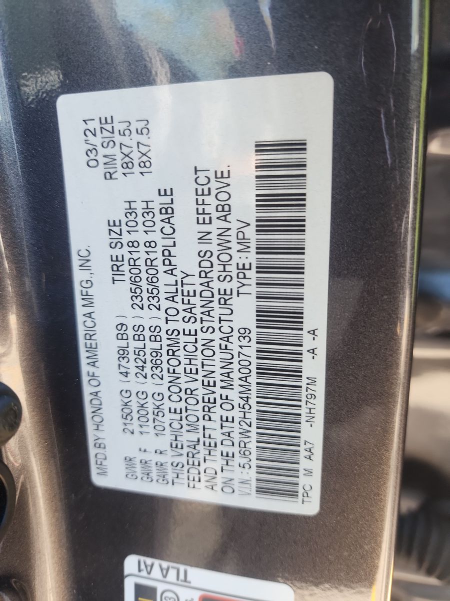 2021 Honda CR-V EX AWD