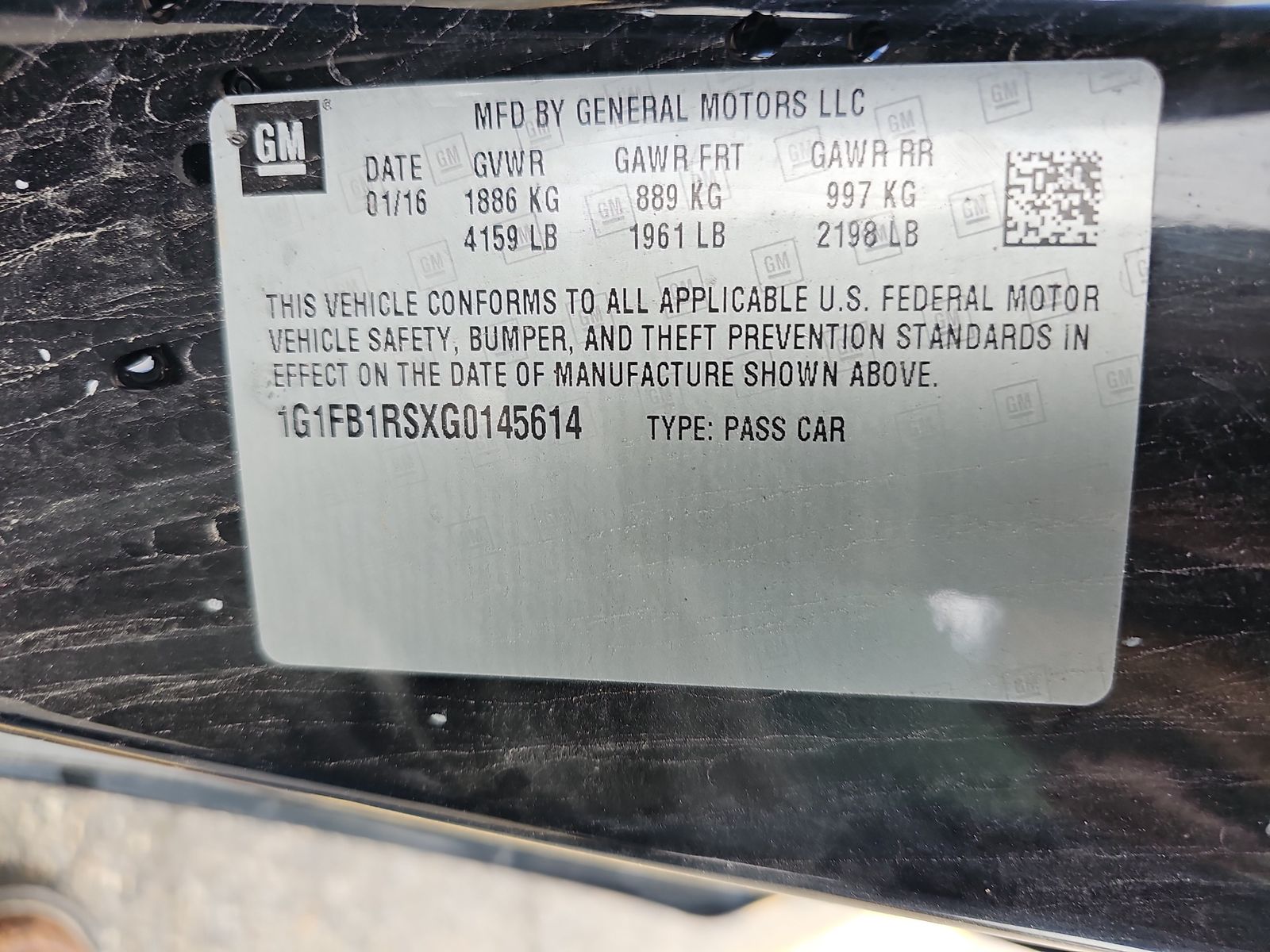 2016 Chevrolet Camaro 1LT RWD