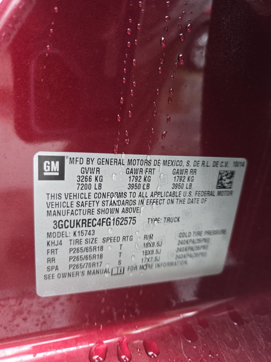2015 Chevrolet Silverado 1500 LT Z71 AWD