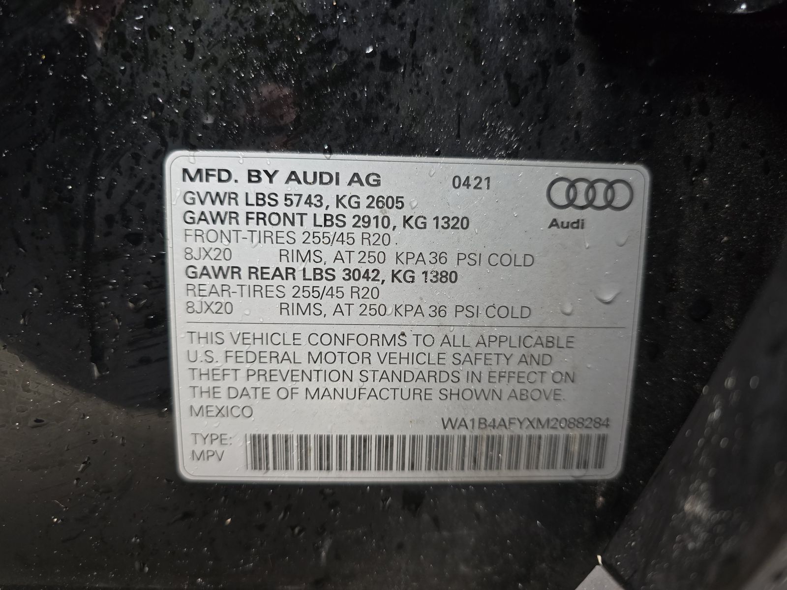 2021 Audi SQ5 Premium Plus AWD