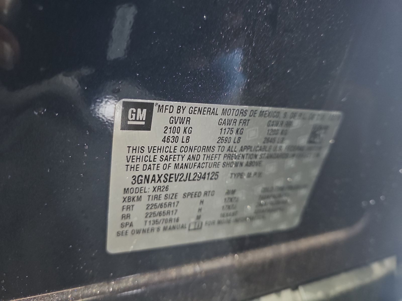 2018 Chevrolet Equinox LT AWD