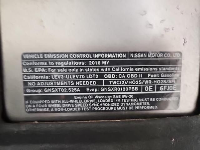 2016 Nissan Rogue SV AWD