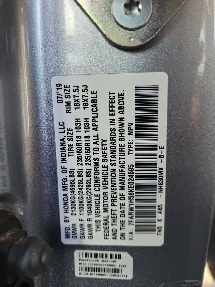 2019 Honda CR-V EX FWD
