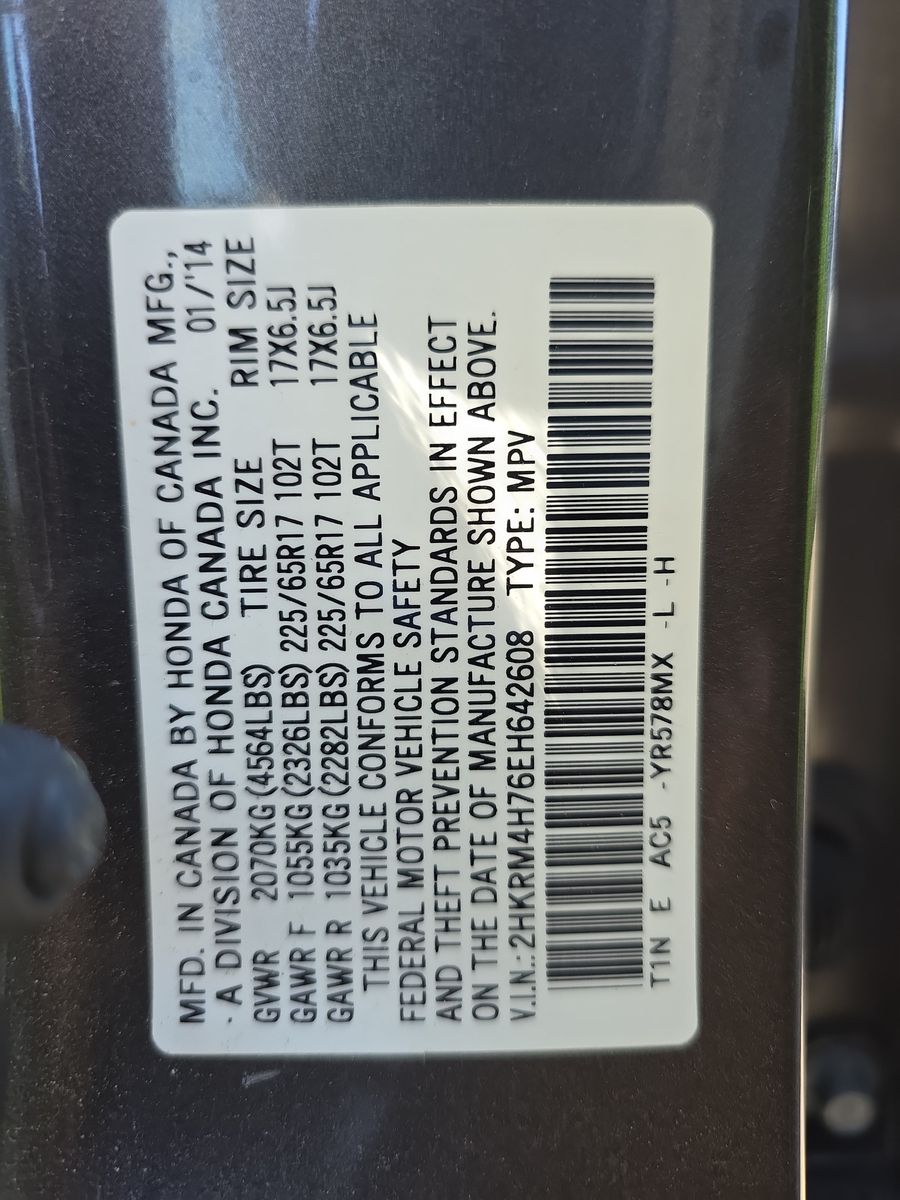 2014 Honda CR-V EX-L AWD