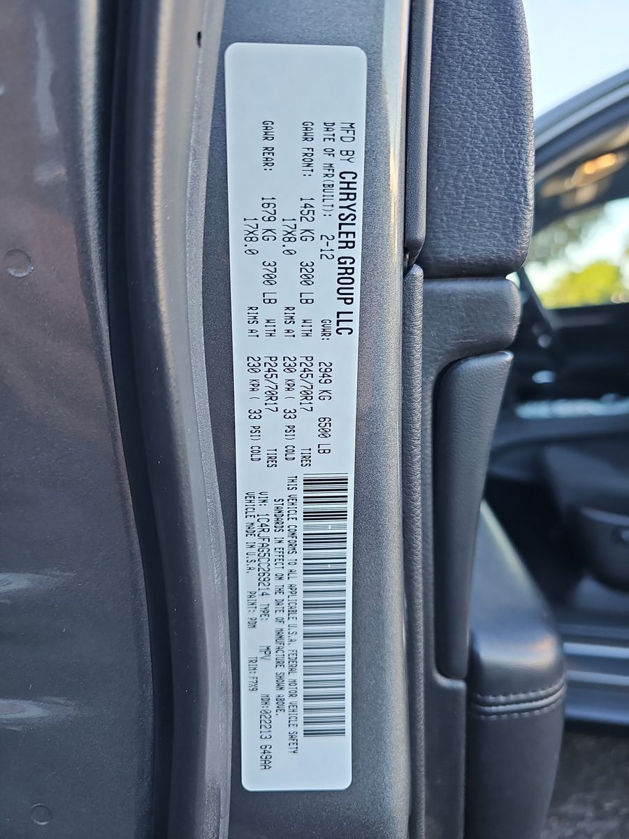 2012 Jeep Grand Cherokee Laredo AWD