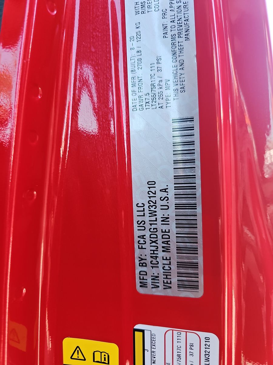 2020 Jeep Wrangler Unlimited Sport Willys Edition AWD