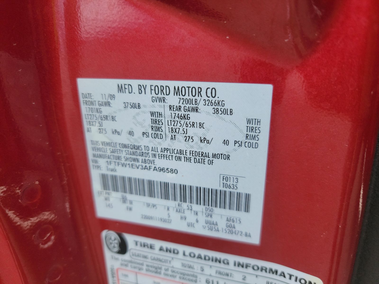 2010 Ford F-150 XLT AWD