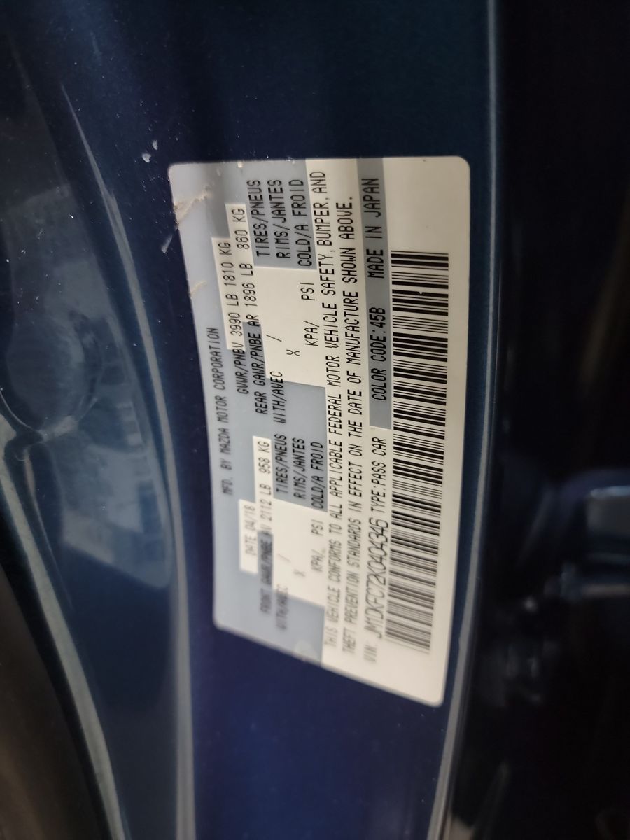 2019 MAZDA CX-3 Touring AWD