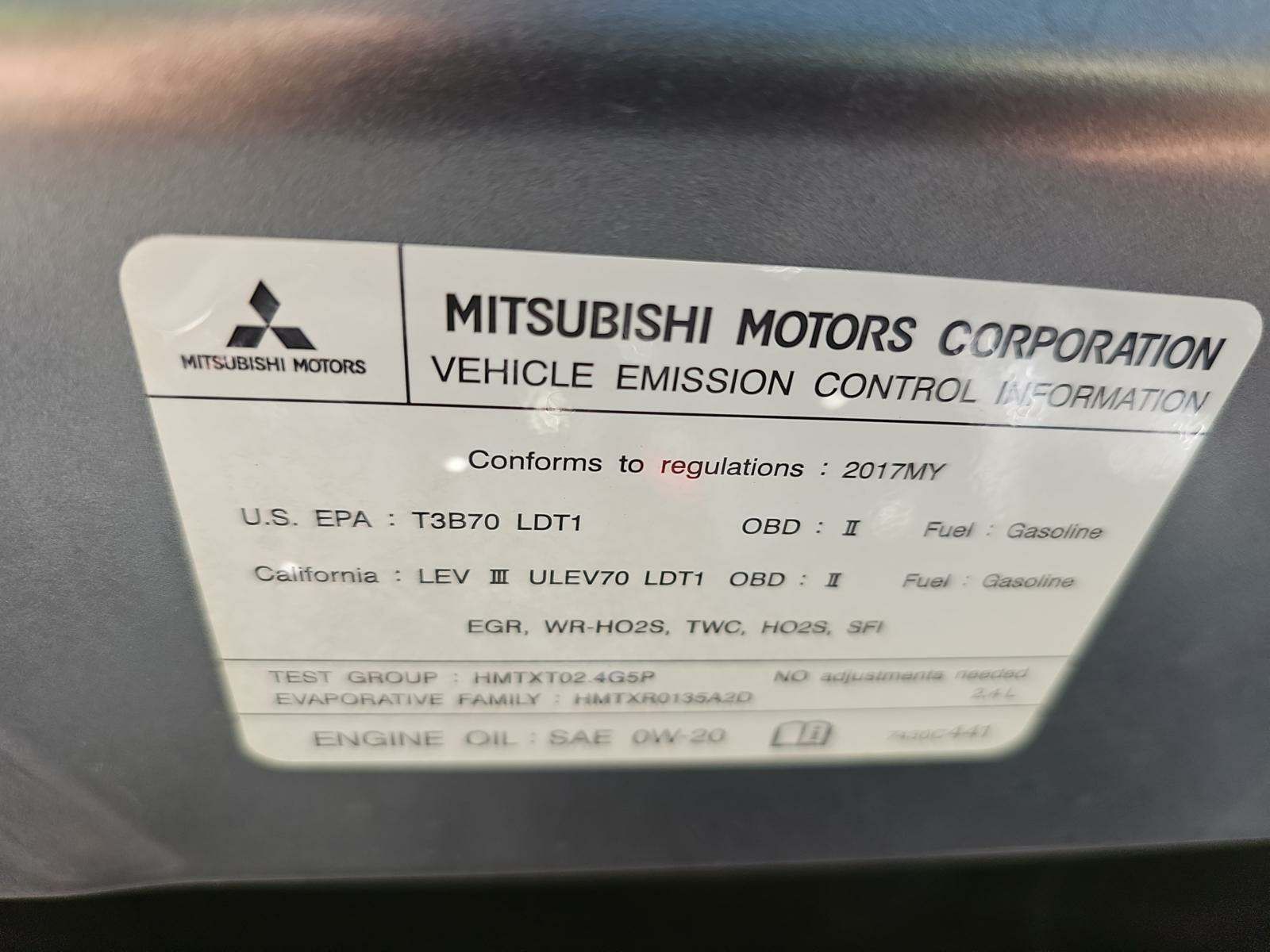 2017 Mitsubishi Outlander Sport SEL FWD