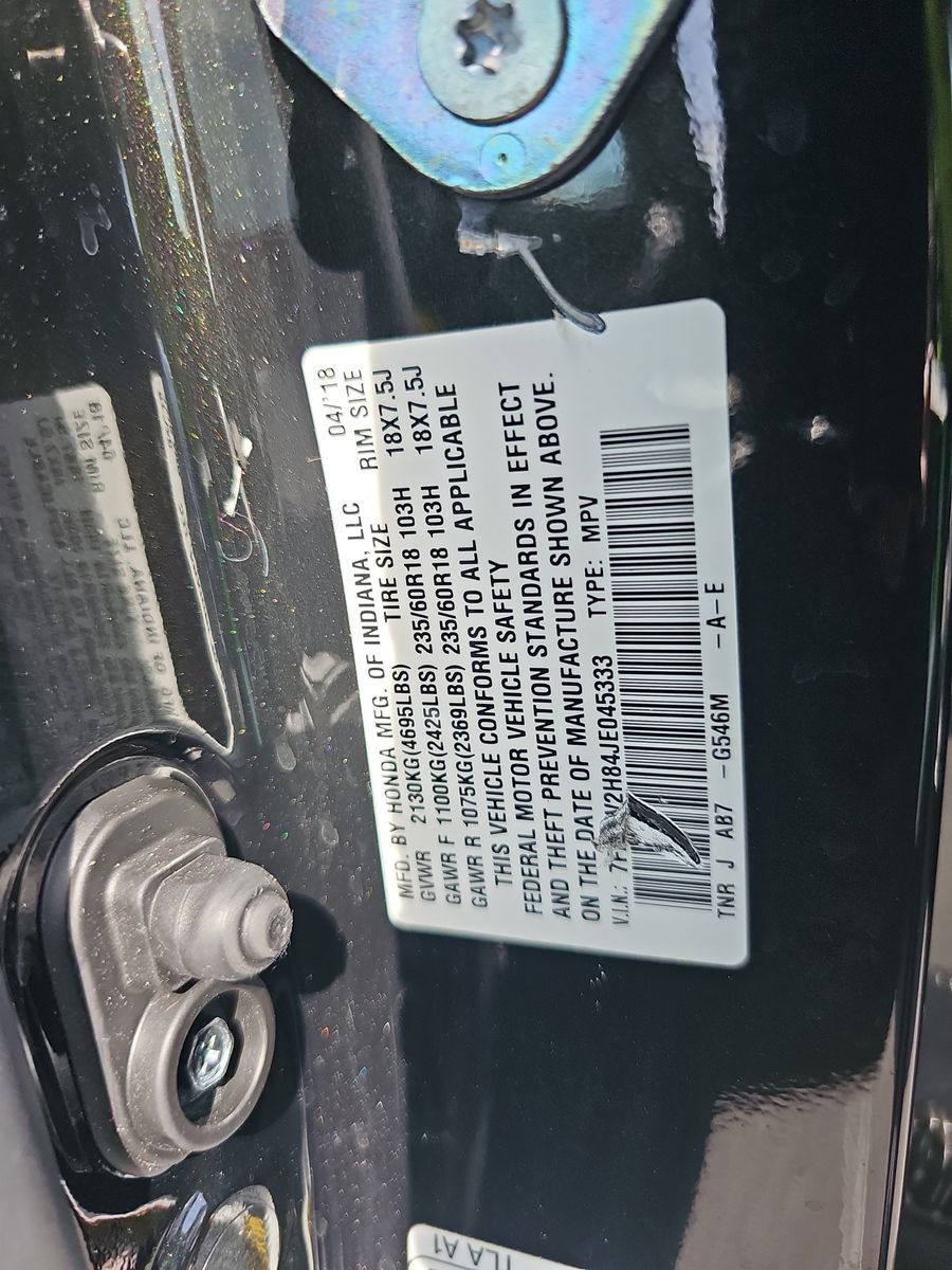 2018 Honda CR-V EX-L AWD