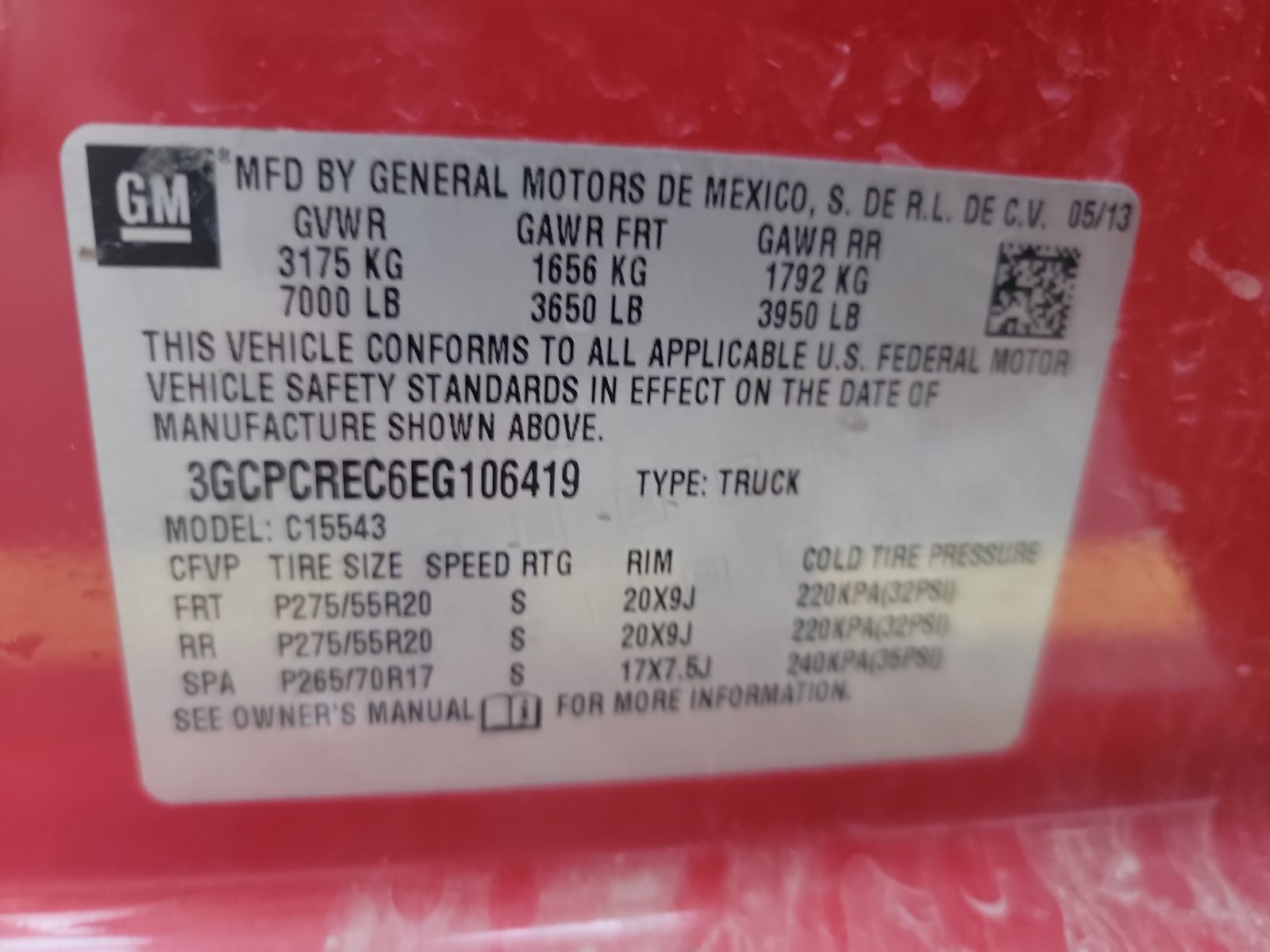 2014 Chevrolet Silverado 1500 LT RWD