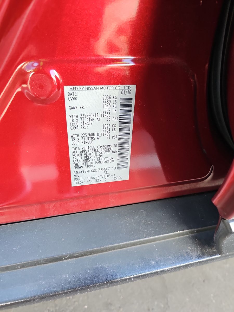 2016 Nissan Rogue SL FWD