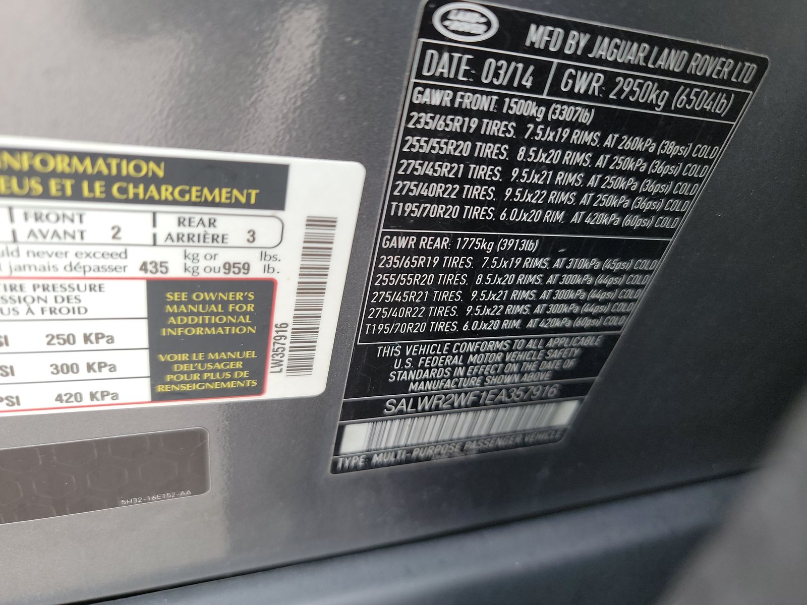 2014 Land Rover Range Rover Sport HSE AWD